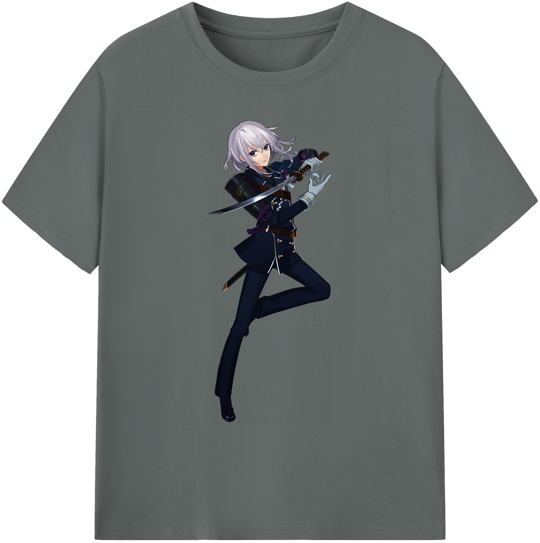 （画像用） 刀剣乱舞 Touken Ranbu 綿100％ メンズ半袖Tシャツ｜肌触りやわらか＆通気性
